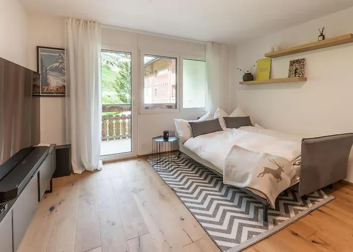 Stylish By Bus, Train And Village Center